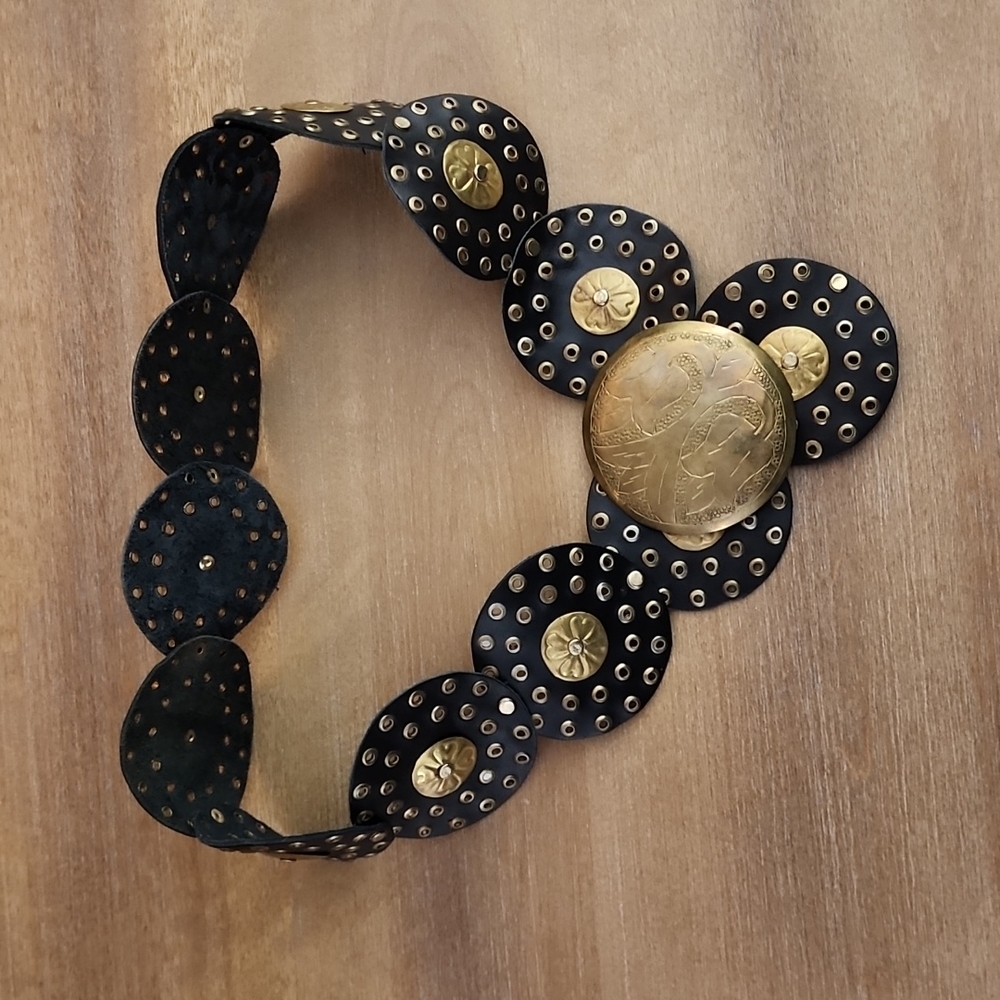 Moroccan leather belt